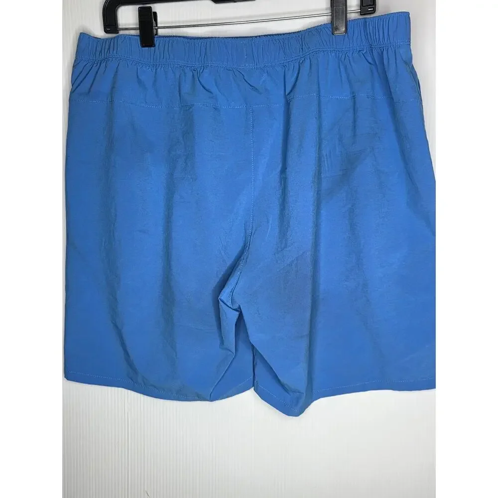 The North Face Men's Size XXL Blue Elastic Waist Athletic Shorts